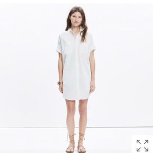 MADEWELL Courier Shirt Dress Size Small